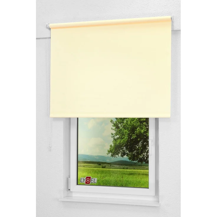 Lysel - Qualitätsrollo Tageslicht perlweiß, (B x H) 153x190 cm in beige/perlweiß – Bild 4