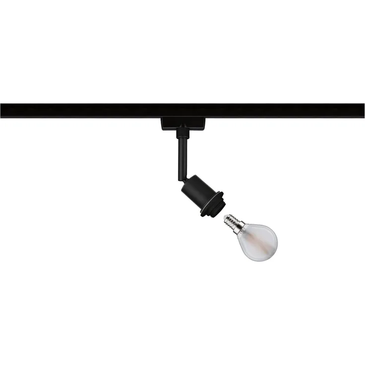 Paulmann 96913 URail DecoSystems Spot Schwarz matt max. 20W E14