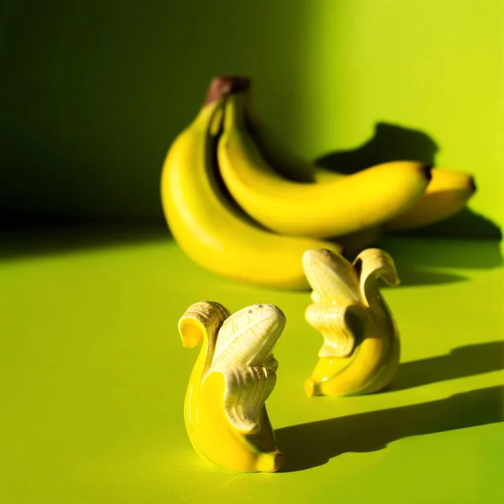 Donkey Salz- & Pfefferstreuer Banana Romance gelb – Bild 6