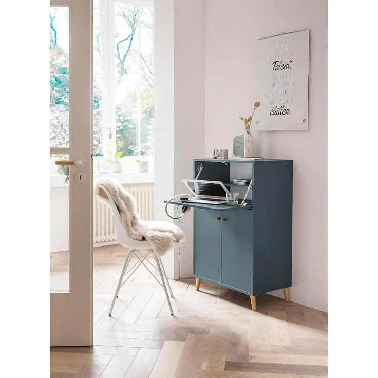 SCHILDMEYER Sekretär Büroschrank Schreibschrank Schrank Fjord 65,2 x 101,7 x 39 cm – Bild 7