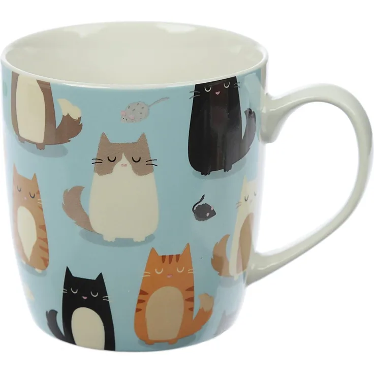 Puckator Tasse Katz und Maus Kaffeebecher