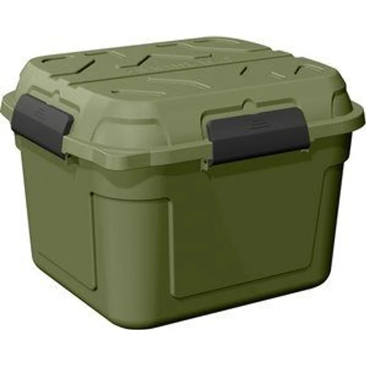 Sunware Q-line wasserdichte Aufbewahrungsbox 90L grün schwarz Outdoor Camping-Kiste – Bild 6