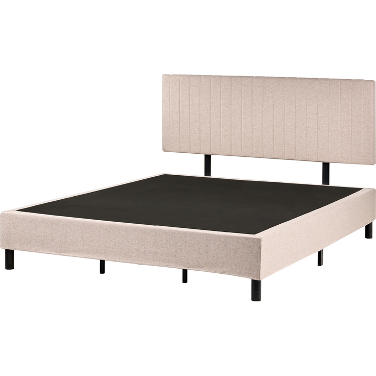 Boxspringbett Stoff COUNTESS 180x200 cm Beige – Bild 6