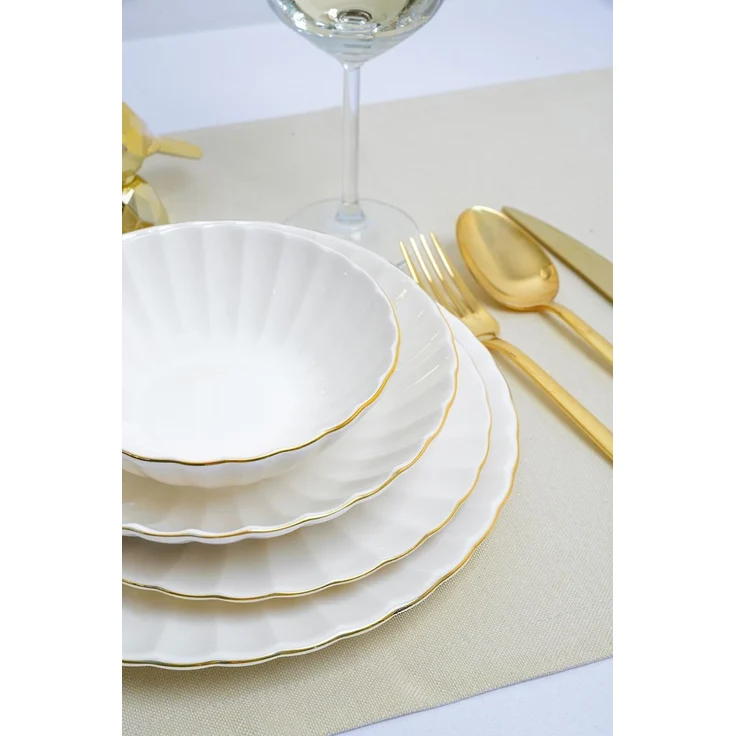 Hermia Concept Geschirr-Set Derya (24-tlg), 6 Personen, Porzellan, 24 Teile, für 6 Personen – Bild 5