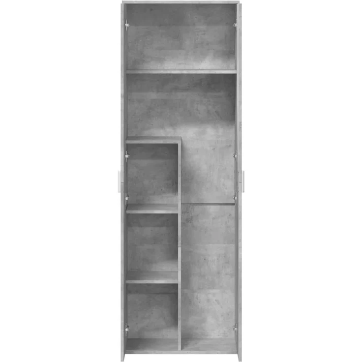 vidaXL Highboard Betongrau 60x35x180 cm Holzwerkstoff 3276668 – Bild 7