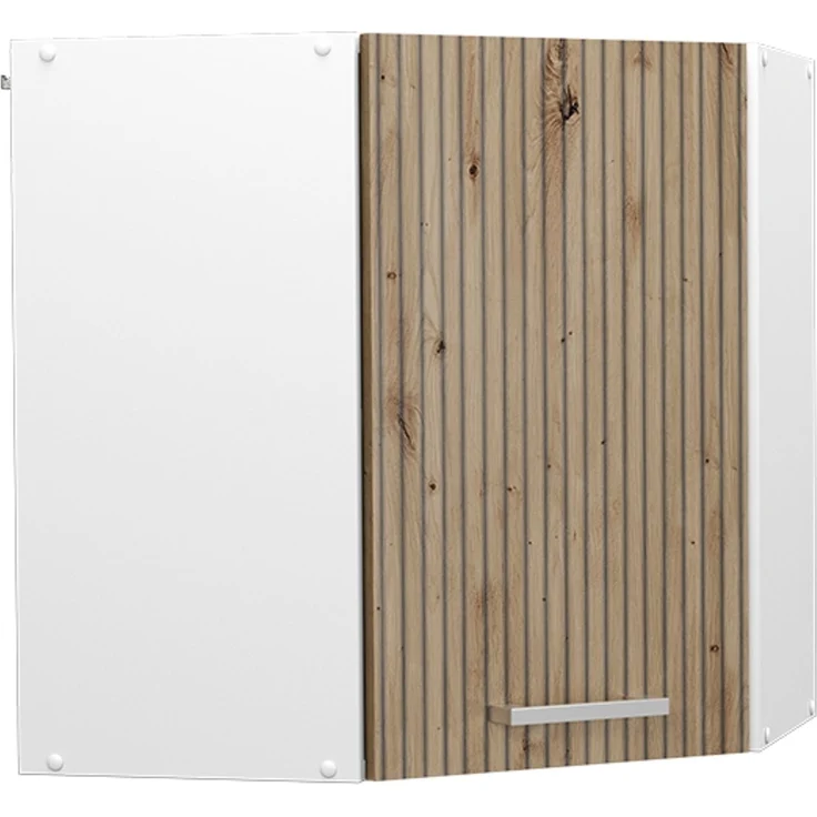 Küchenfront R-Line Artisan-Eiche 36.4 x 59 cm Möbelfront für den Eckhängeschrank Vicco – Bild 5