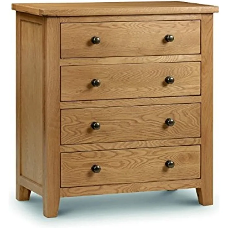 Julian Bowen Marlborough Kommode, mit 4 Schubladen, Eiche