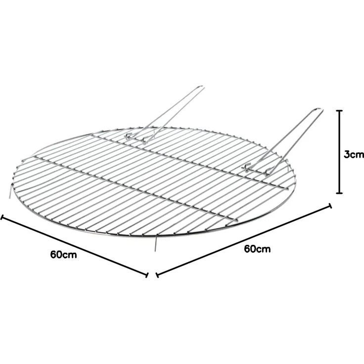 esschert design Grillplatte, Grillrost für Feuerschalen – Bild 5