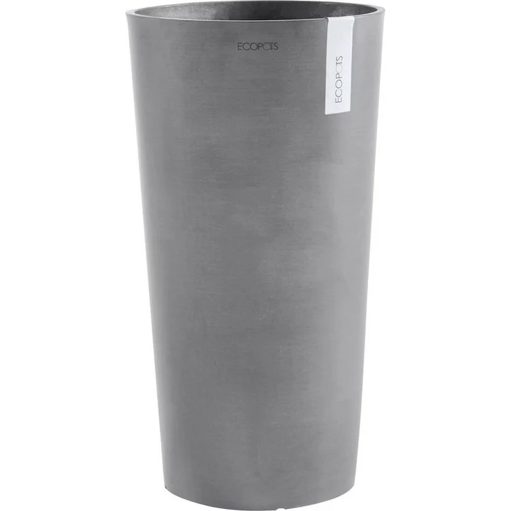 ECOPOTS Blumentopf AMSTERDAM MID HIGH Grey, BxTxH: 34x34x66 cm – Bild 3
