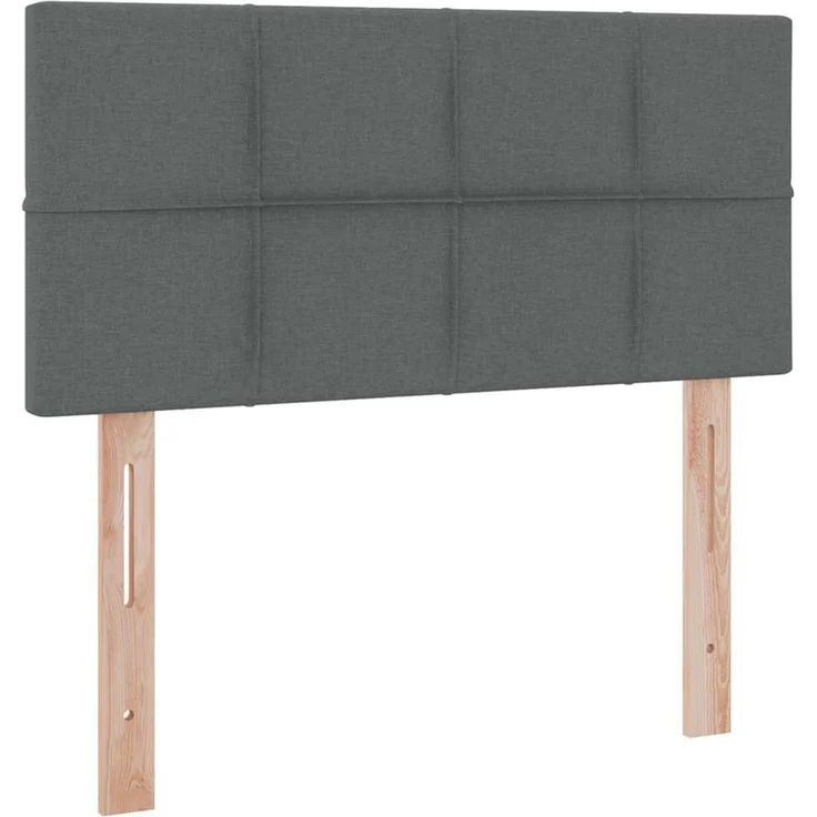 vidaXL LED-Speicherbett mit Matratze Dunkelgrau 90 x 190 cm Stoff 3371113 – Bild 10