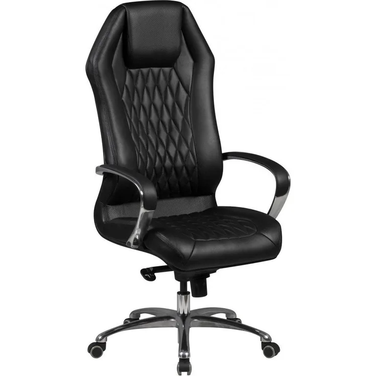 Nancy's Manhattanville Luxury Leather Desk Chair - Executive Chair - Real Leather - Ergonomisch - Game Chair - Bürostühle - Hellbraun/Dunkelbraun/Schwarz