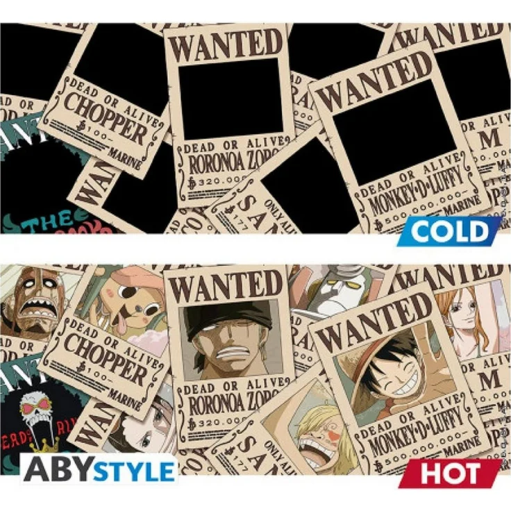 ABYstyle Tasse ONE PIECE - Tasse Heat Change - 460 ml - Wanted – Bild 1