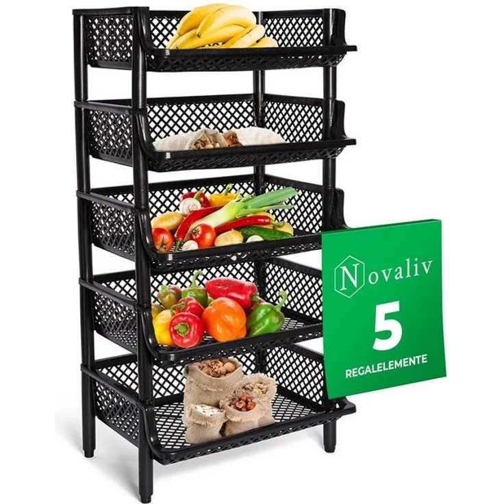 Novaliv Regal -, 5-tlg, 5x Steckregal Kunststoff – Bild 4