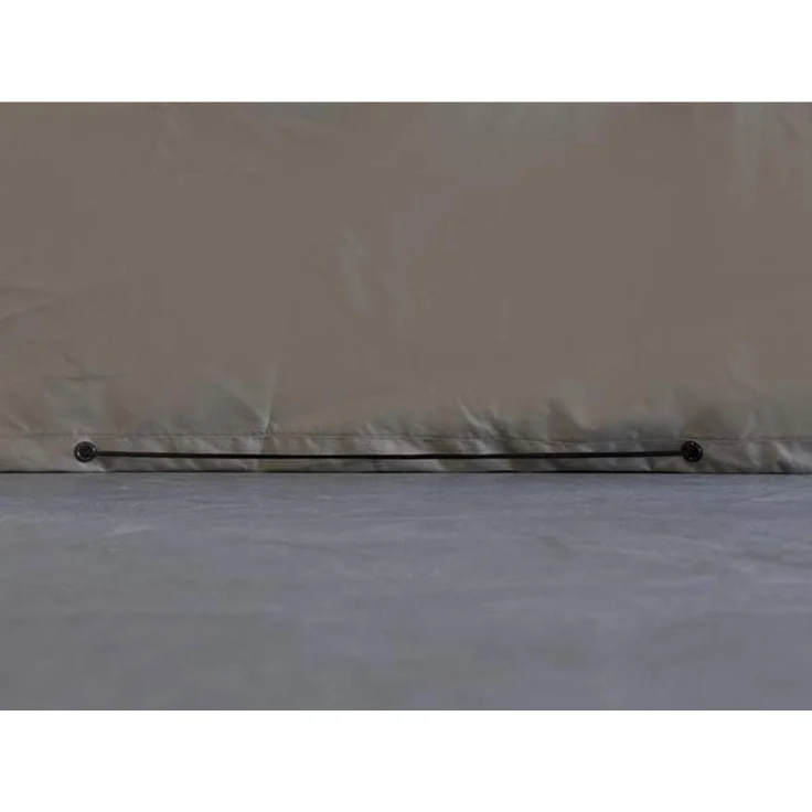 Wetterfeste Schutzhülle Abdeckung für L-förmiges Garten Lounge Set, Polyester grau, 300 x 300 x 90 cm – Bild 6