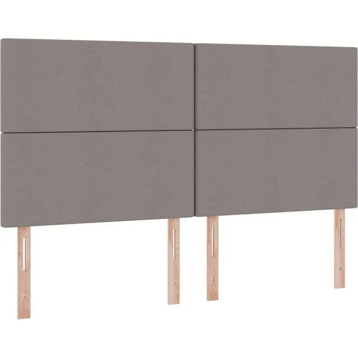 vidaXL LED-Speicherbett mit Matratze Taupe 160 x 200 cm Stoff 3372366 – Bild 10