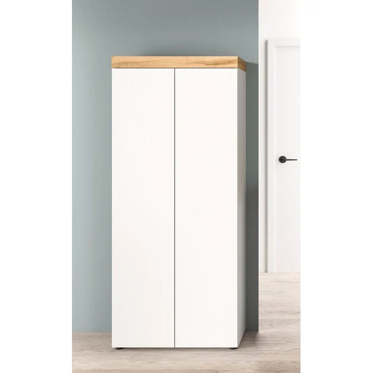 OTTO home Schuhschrank MAMBO, TOPSELLER!, Höhe 179cm, stehend & hängend, push-2-open (1-St, 2 farbige Ausführung) Schuhschrank, Schuhkommode, Flur, Diele – Bild 2