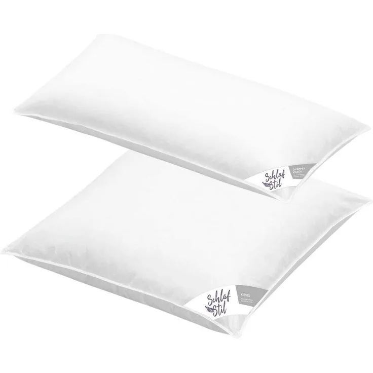 Schlafstil Faser Kopfkissen F400 ungesteppt|80x80 cm