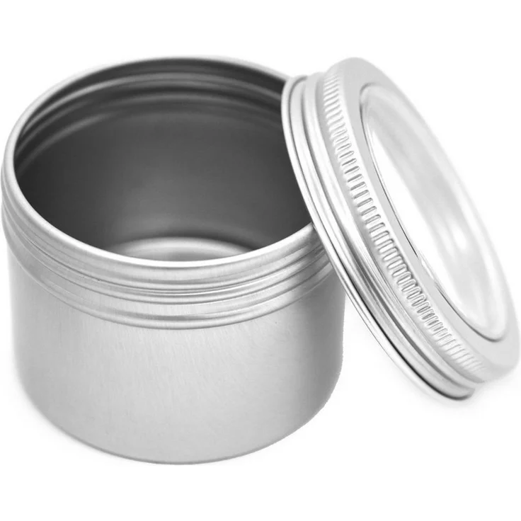 maDDma Dose 6 Dose aus Aluminium rund mit Deckel Metalldosen Behälter (6er Pack, 6 St), rund – Bild 3
