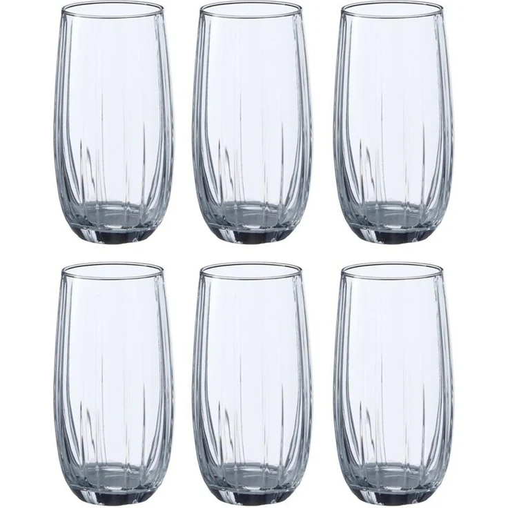 Pasabahce Glas Linka 420415 6-Teilig Trinkglas 500 CC Gläser Wassergläser, 6-tlg.