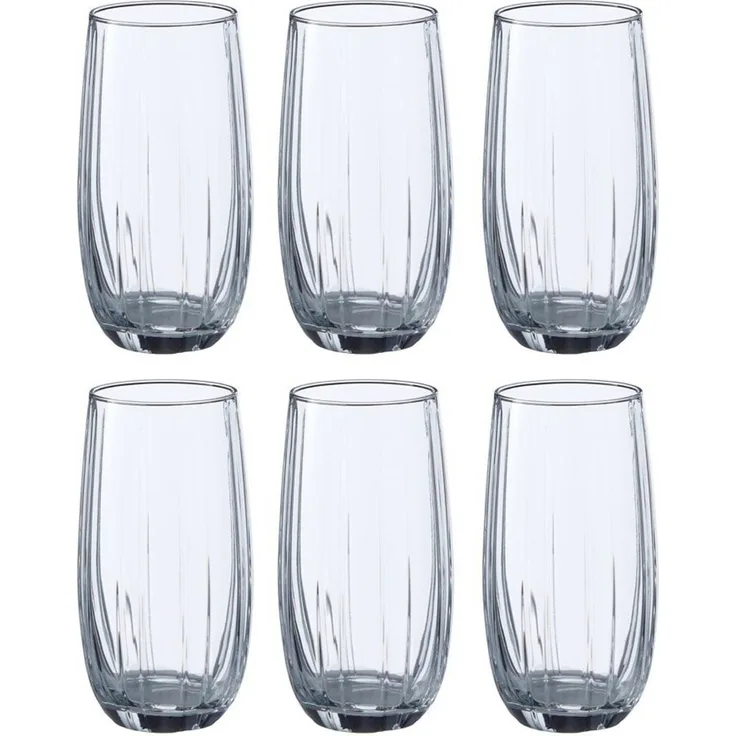 Pasabahce Glas Linka 420415 6-Teilig Trinkglas 500 CC Gläser Wassergläser, 6-tlg.