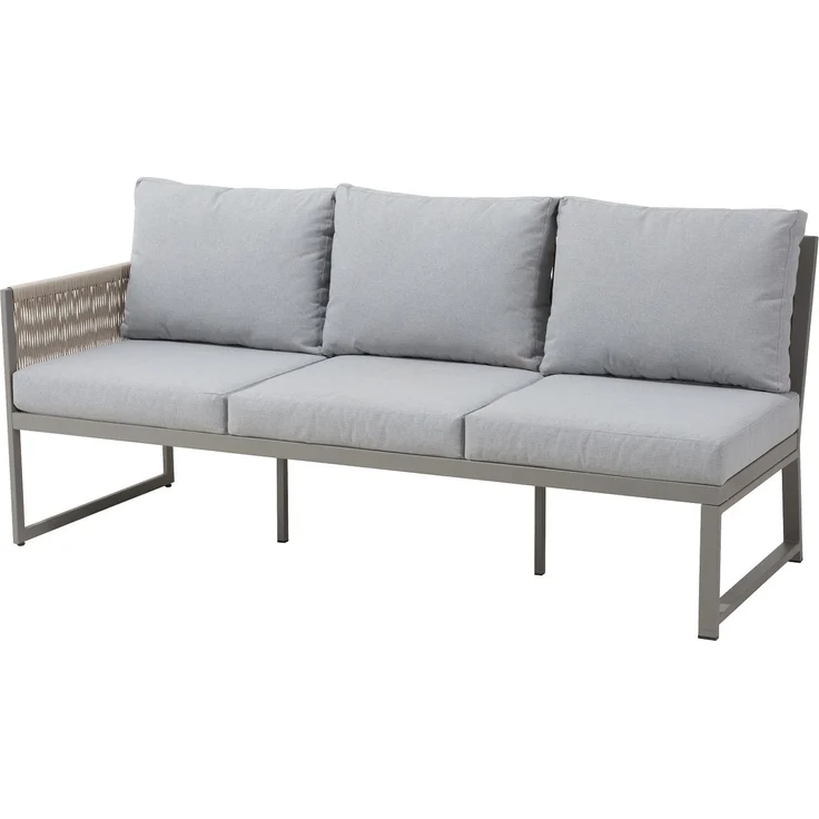 Gardissimo 'MARINA' Ecklounge, bis 8 Pers., Rope/Nonwood Beige/Anthrazit, 244,5 x 187 x 76,5 cm – Bild 5