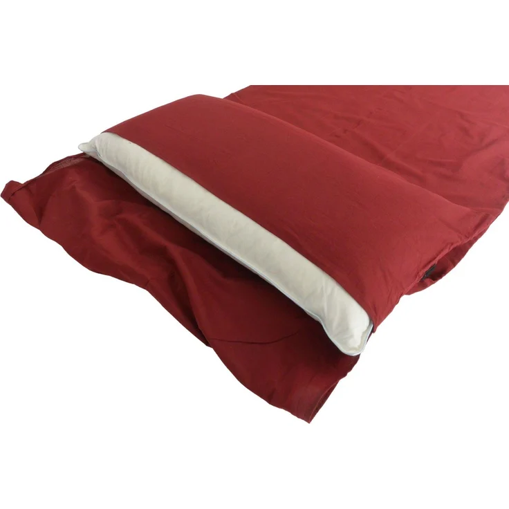 Origin Outdoors Sleeping Liner Baumwolle, Deckenform, bordeaux – Bild 5