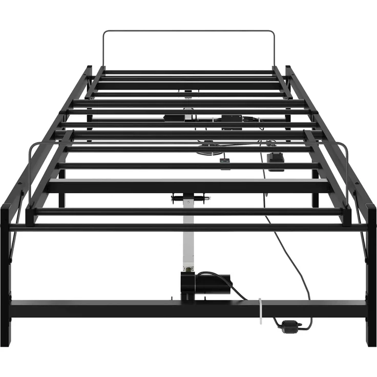vidaXL Elektrisch verstellbares Bettgestell Schwarz 90 x 190 cm Stahl 42021378 – Bild 6