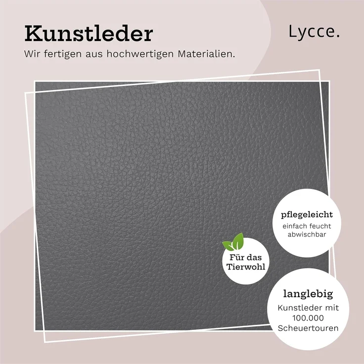 Lycce Bankauflage Klemmkissen, Sitzkissen 1 Leiste, 35cm Klemmtiefe, weich gepolstert, (1 St), verrutscht nicht, hochwertiger Kunstlederbezug, verschiedene Farben – Bild 4