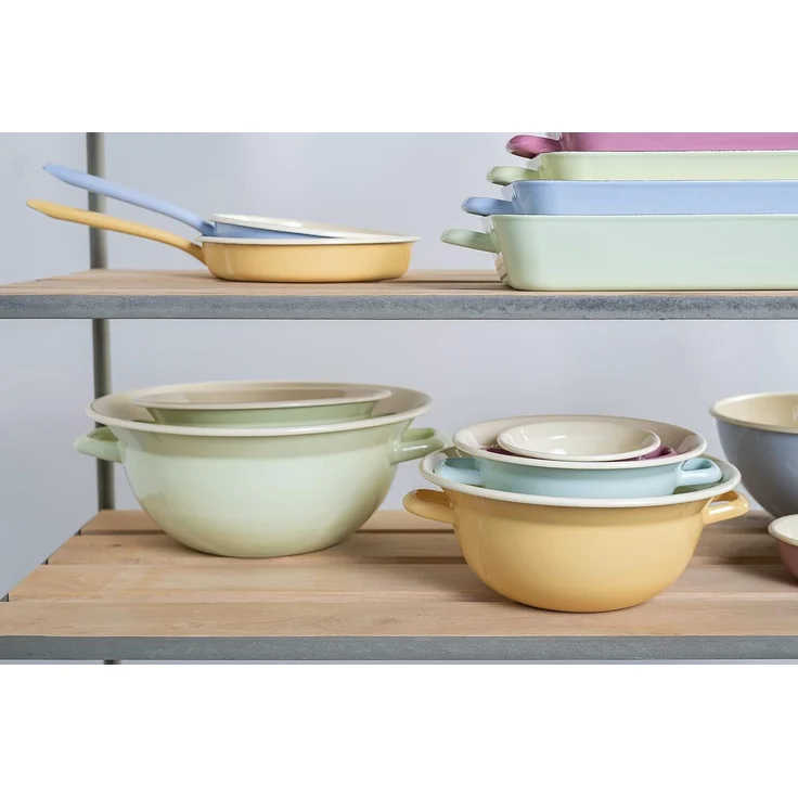 RIESS 0297-006 Weitling 32 cm, Blau, mit zwei Henkeln / Teigschüssel / Salatschüssel – Bild 2