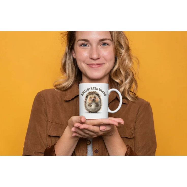 WS-Trend Tasse Anti Stress Igel Hedgehog Kaffeetasse Teetasse Tasse Geschenkidee, Keramik – Bild 4
