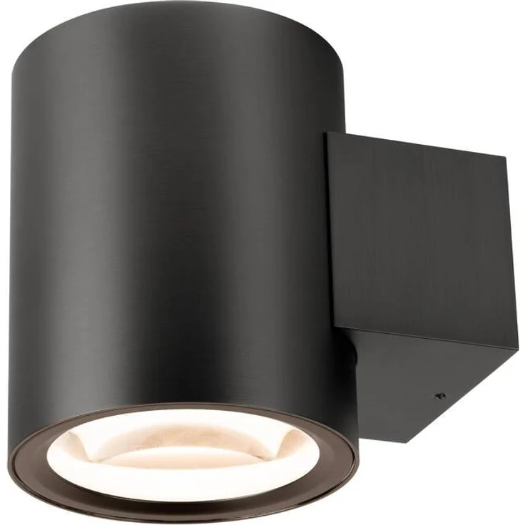 SLV OCULUS, Wandaufbauleuchte, rund, 2000-3000K, 15W, Dim-to-Warm, PHASE, 100°, dunkel bronze - Wand- und Deckenleuchten
