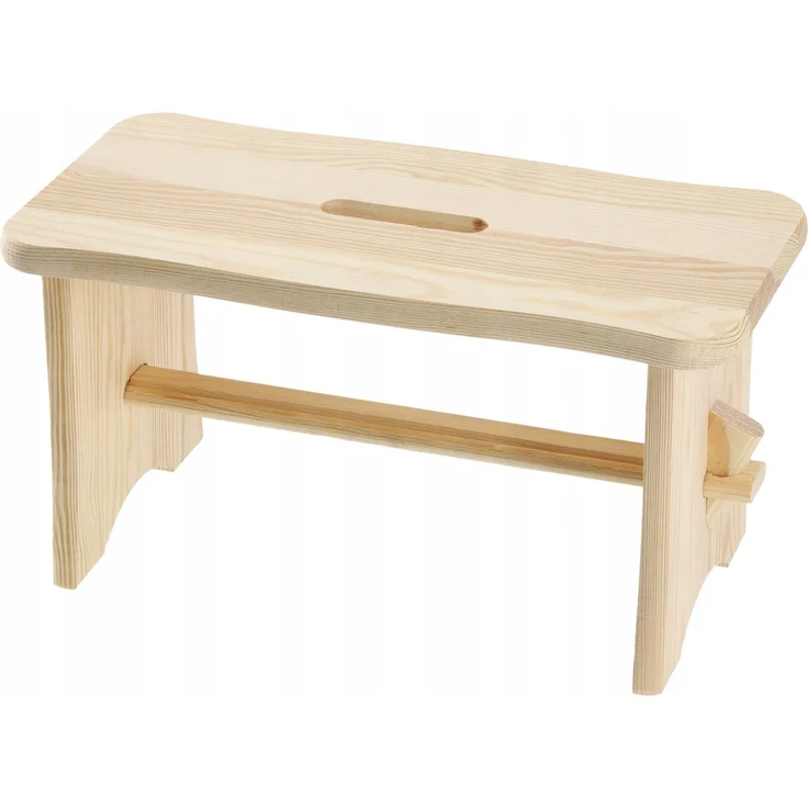 KADAX Küchenhocker aus Holz, Hocker, Stuhl, 39 cm, solide Plattform, Ryczka – Bild 4