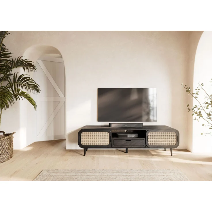 TV-Board Mango 180x40x50 dunkelgrau lackiert VALENCIA #222 – Bild 8