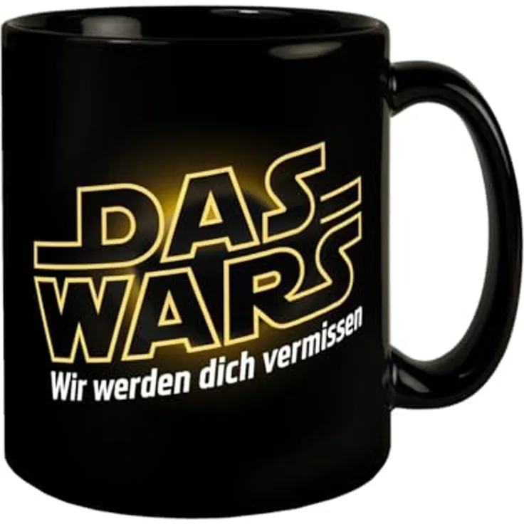 speecheese Tasse DAS WARS - Wir werden dich vermissen Kaffeebecher