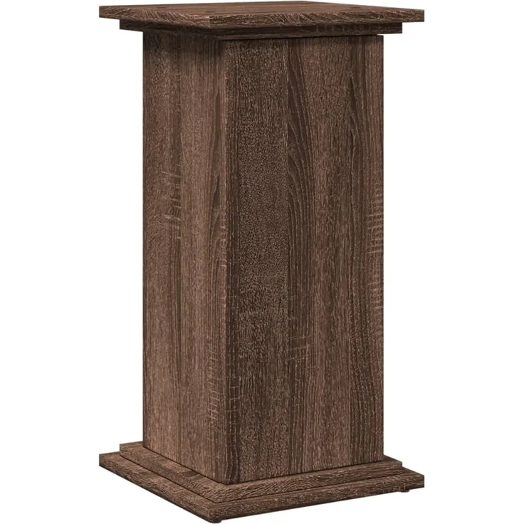 vidaXL Postament mit Stauraum, Holzwerkstoff, Braune Eiche, 31 x 30 x 60 cm – Bild 1