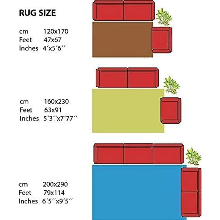 the carpet Relax Moderner Flauschiger Kurzflor Teppich, Anti-Rutsch Unterseite, Waschbar bis 30 Grad, Super Soft, Felloptik, Rot, 140x200 cm – Bild 4