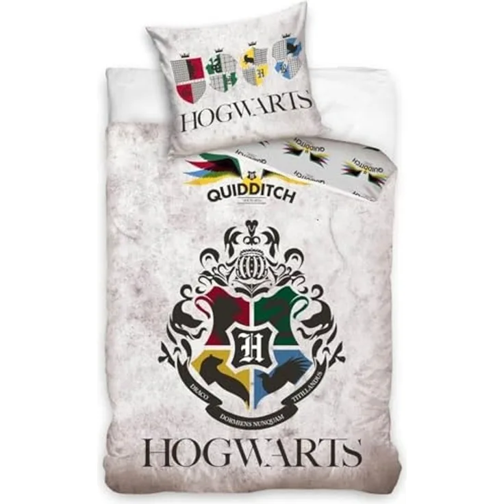 Harry Potter Hogwarts Bettwäsche Kinderbettwäsche HP191061 135x200 cm + 80x80 cm