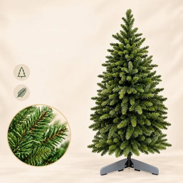 Relaxdays Künstlicher Weihnachtsbaum Nordmanntanne – Bild 4