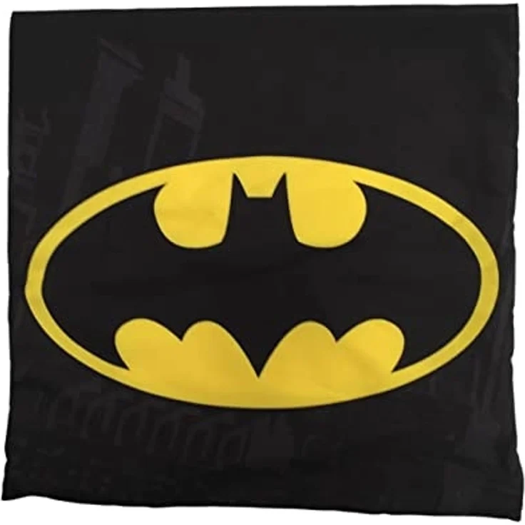 Batman Kissenbezug Batman Kissenbezug 40x40cm Samt Schwarz DC Comics – Bild 1