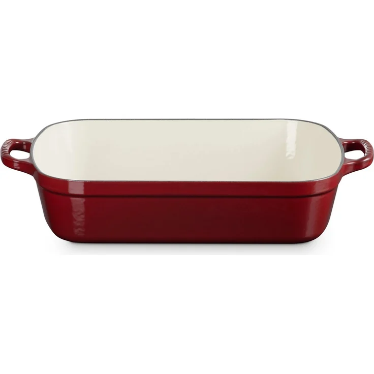 LE CREUSET Bräter Bratreine Signature garnet 40,2cm, Emailliertes Gusseisen – Bild 1