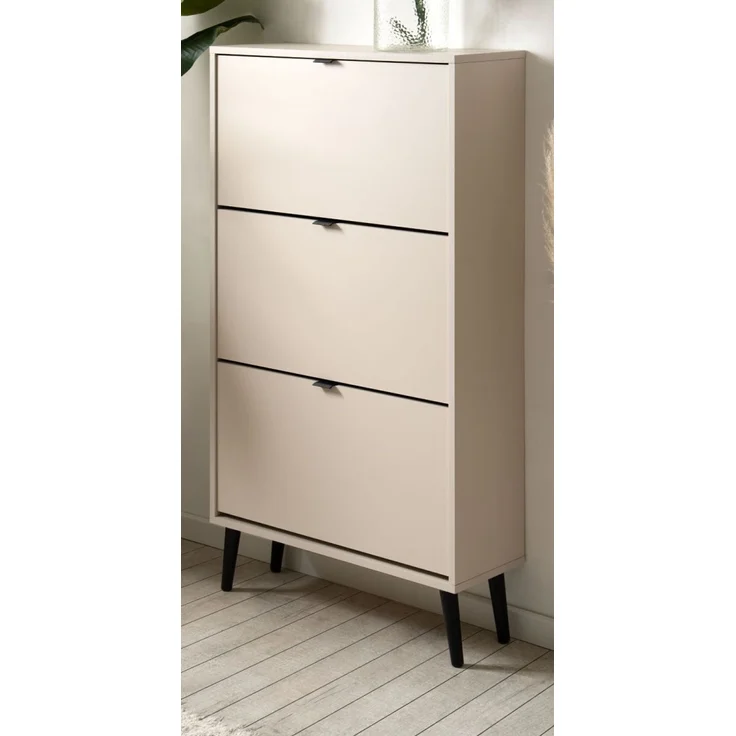 Schuhschrank Aldan in samt 70 x 125 cm – Bild 1