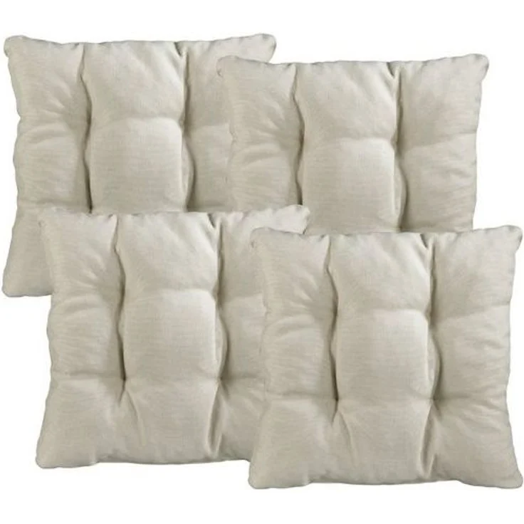 XDREAM Stuhlkissen Sitzkissen Set (2er & 4er) für Stühle und Bänke, robuste Polsterauflage für indoor und outdoor, 38x38x6 cm – Bild 4
