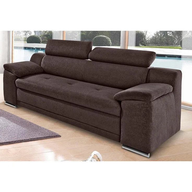 sit&more 3-Sitzer Andiamo, inklusive Kopfteilverstellung
