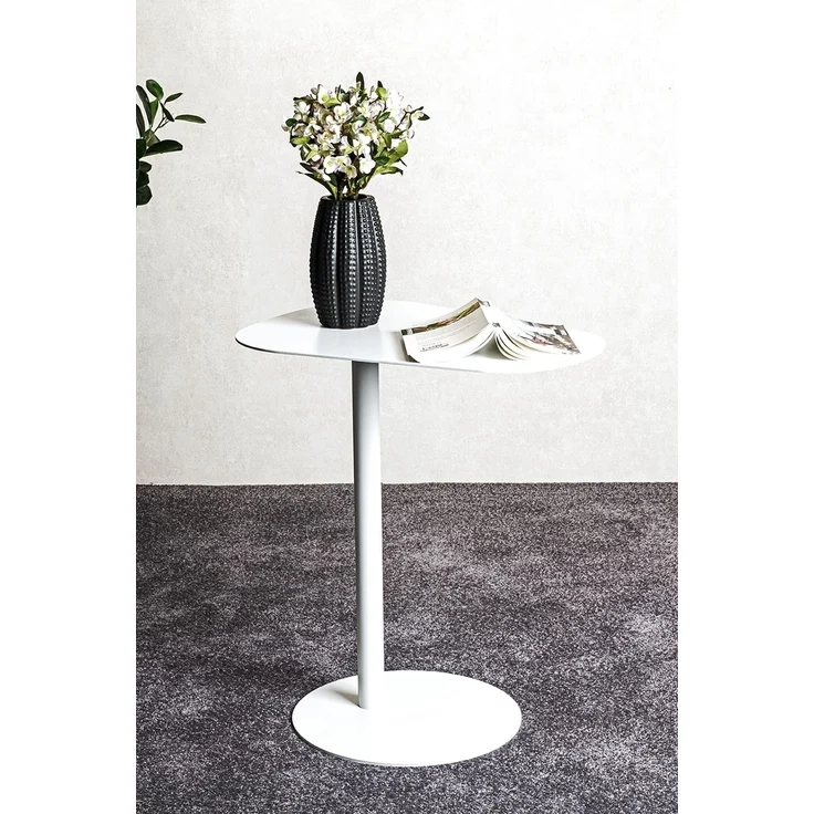 Beistelltisch >52397< in weiß, Metall - 53x60x38cm (BxHxT) – Bild 7