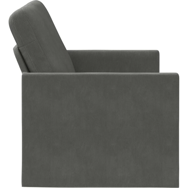 vidaXL 2-Sitzer Sofa Dunkelgrau 150 x 81 x 82 cm Cordstoff 42041101 – Bild 3