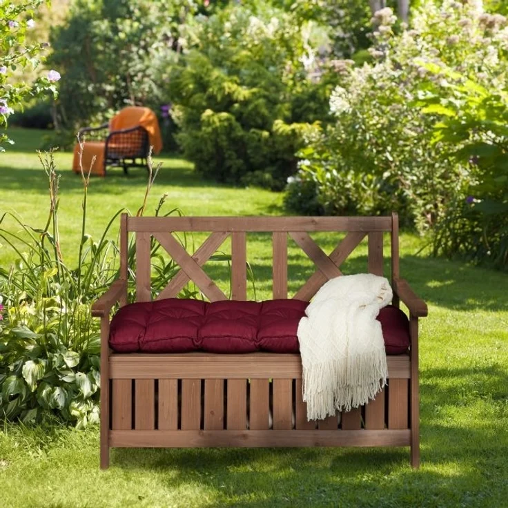 Gartenbank mit Stauraum – Bild 2