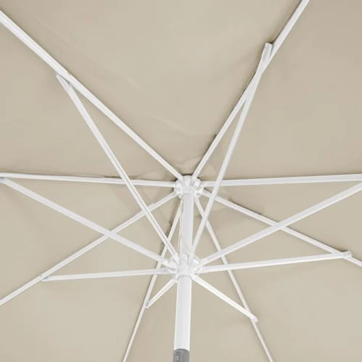 SVITA Sonnenschirm, rechteckig 200x300 cm, beige, Textil, mit Kurbelmechanismus und verstellbarem Neigungswinkel – Bild 6