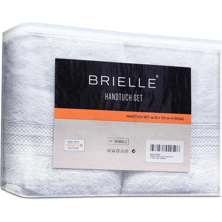 Brielle Handtücher Handtuch-Set aus 100% Baumwolle - 4 Handtücher 50x100 cm, (4-St), 100% Baumwolle – Bild 6
