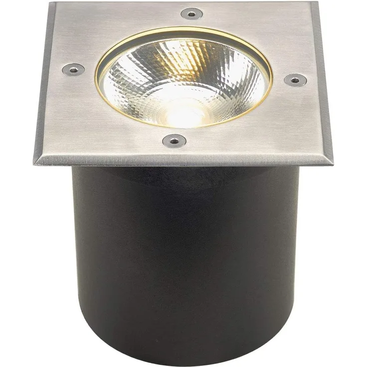SLV No. 227604 ROCCI Bodeneinbauleuchte eckig Edelstahl 316 LED 3000K