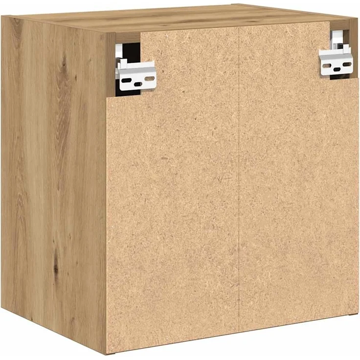vidaXL Garagen-Wandschränke 2 Stk. Artisan-Eiche Holzwerkstoff 860642 – Bild 7